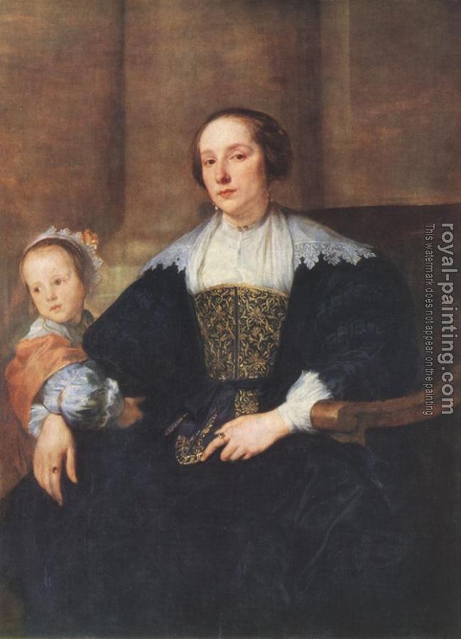 Anthony Van Dyck : The Wife and Daughter of Colyn de Nole